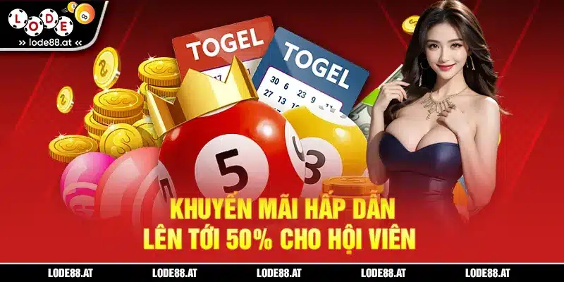 Khuyến mãi hấp dẫn lên tới 50% cho hội viên